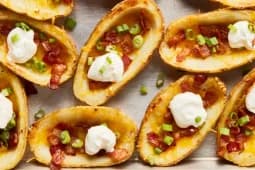 Loaded potato skins